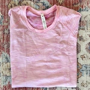 NWT Lululemon PINK Swiftly Tech long sleeved race